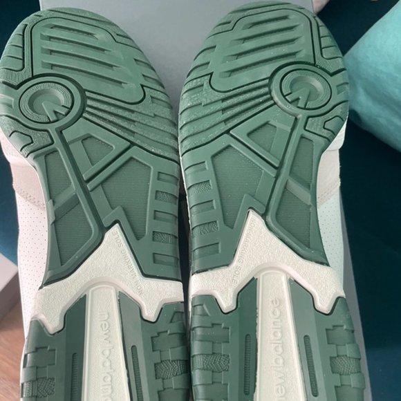 ew balance 550 white green